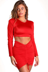 Clea Top Rosso